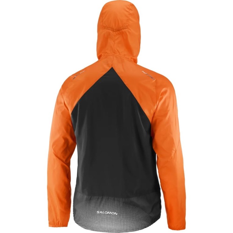 Orange Salomon Bonatti Cross Men's Windbreaker | IE HI9184